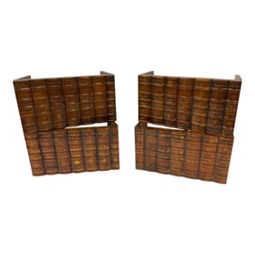 Theodore Alexander Lot of 4 Handmade Faux Book Display