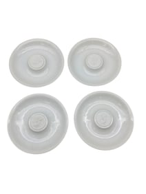 Lot of 4 Bing & Grondahl Copenhagen Porcelain Bisque Trinket Dishes