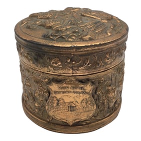 K and Company Orchard Island Hotel Copper Hinge Lidded Box