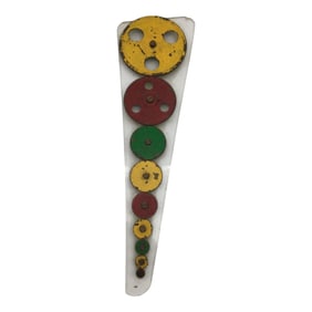 Kinetic Art and Enamel Necklace