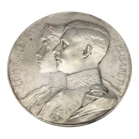 Commemorative 1914 Belgium American Aid Gratitude Medal