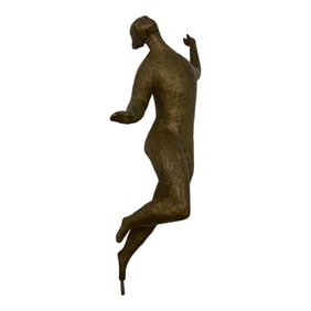 Signed Bronze Female Sculpture