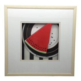 Dotti Cyphers Signed Framed Mixed Media