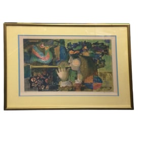 Jordi Pla Domenech Signed and Numbered 'Flute Player'