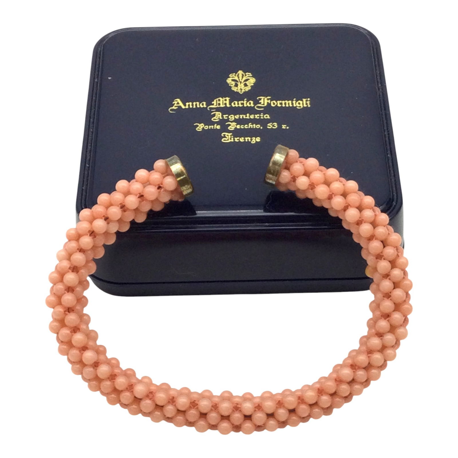 Vintage Italian Coral Bracelet