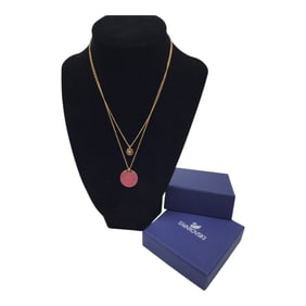 Swarovski Ginger Rose Gold Plated Necklace