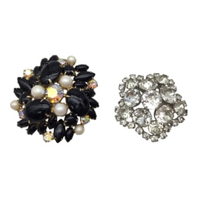 Pair of Vintage Brooches