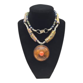 Late 20th C V. Wilson Signed Necklace