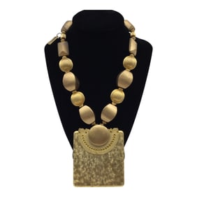 Vintage Anthony Alexander Gold Statement Necklace