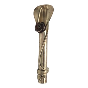 Art Nouveau Sterling Silver Vase Brooch