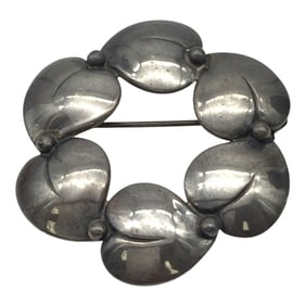 925S NEILS ERIK Vintage Modernist NEFROM Denmark Brooch