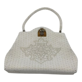 Vintage Glass Seed Beaded Purse, Unsigned