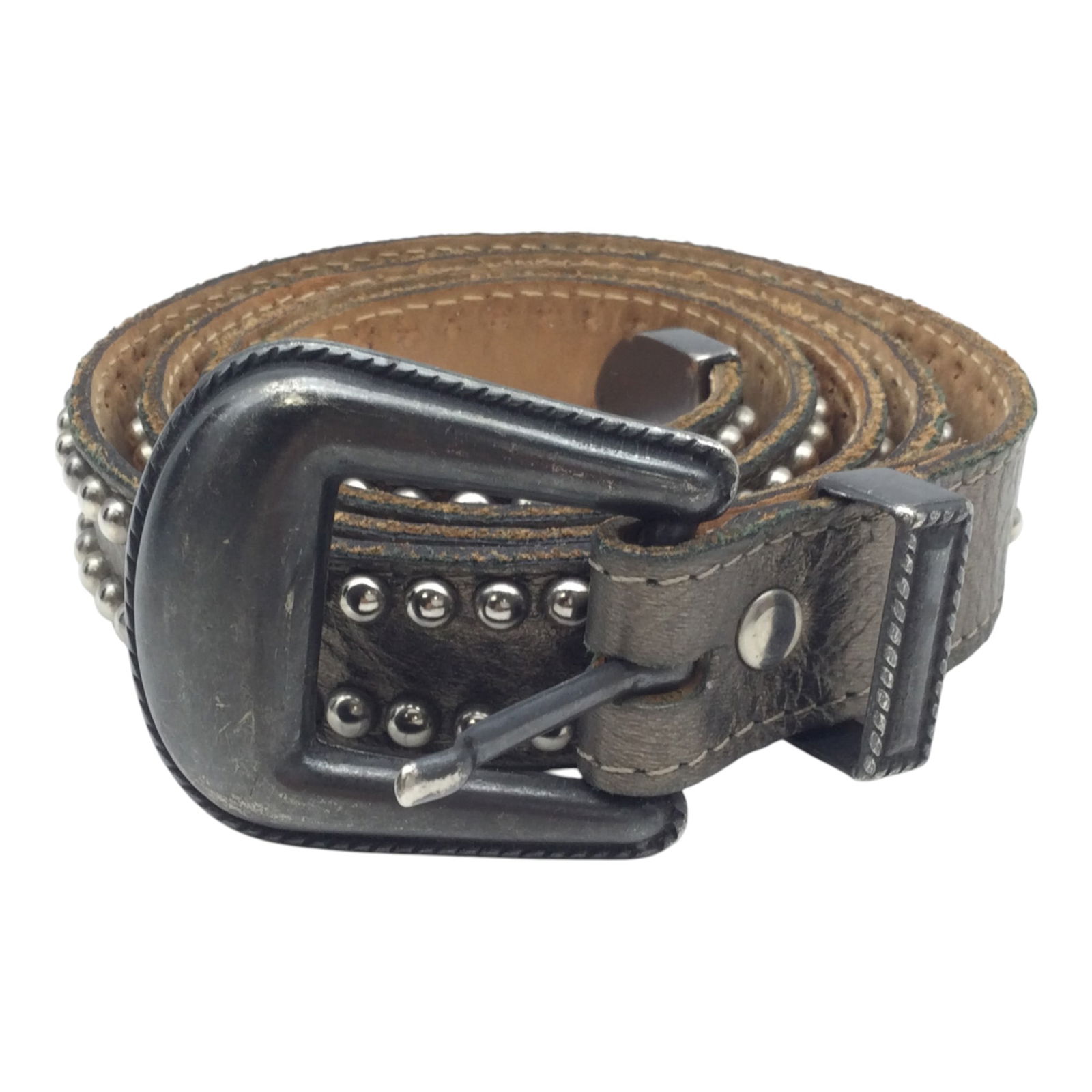 Vintage Jenny and the Boys Studded Leather Belt (1 of 6)