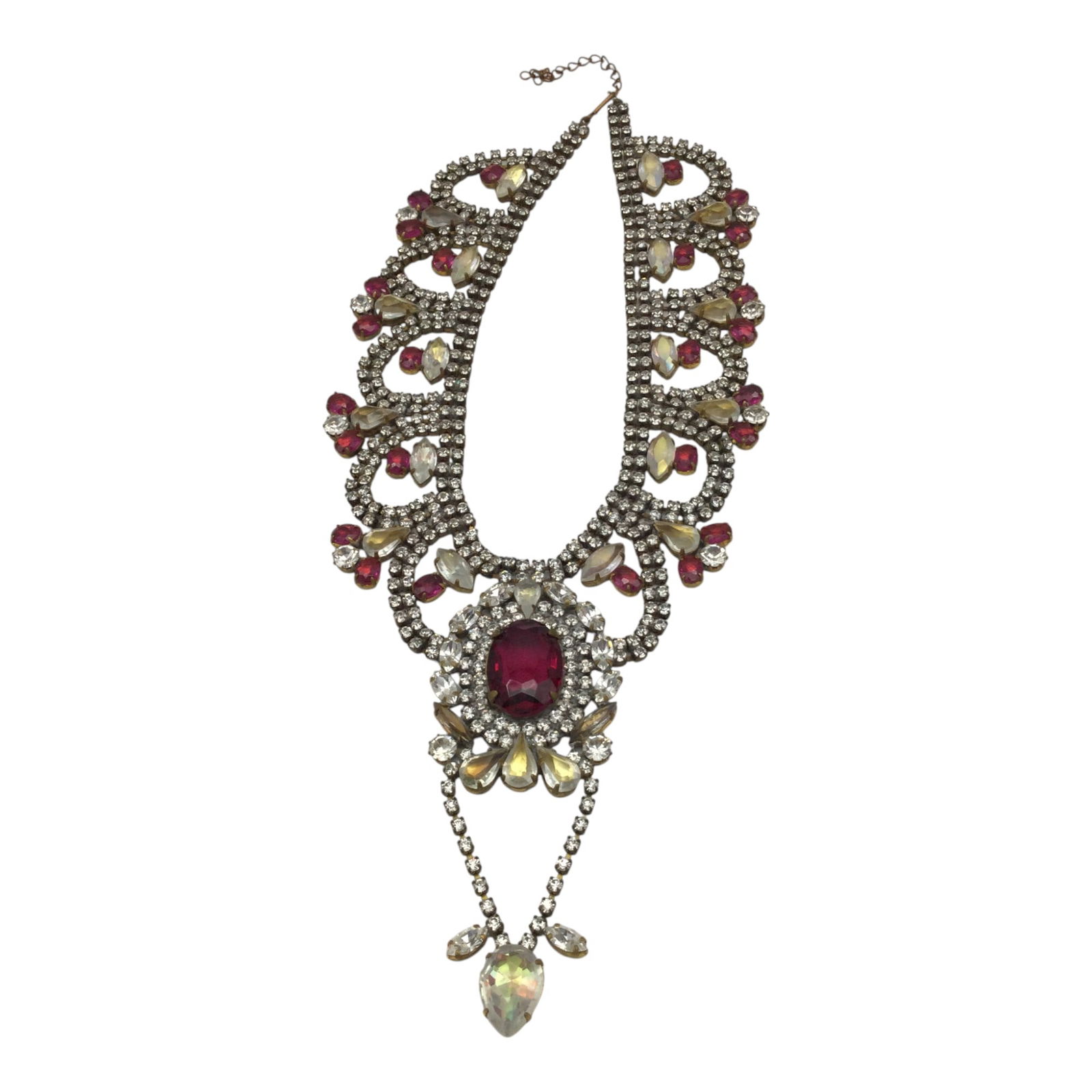 Bijoux MG Czech Rhinestone Bib Style Necklace (1 of 5)