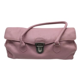 Prada Pink Leather Nappa Tessuto Handbag