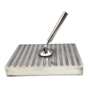 925 Tiffany & Co. Atlas Collection Desk Pen Holder/Stand