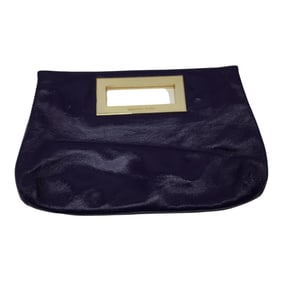 Michael by Michael Kors Purple Patent Leather Berkley Clutch