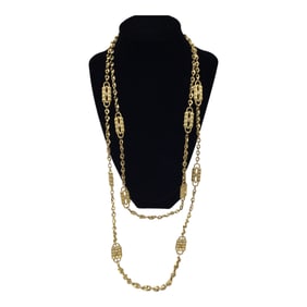 CAMROSE & KROSS JBK Paperclip Double Row Necklace