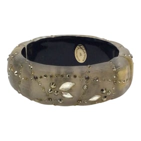 Alexis Bittar Rhinestone Acrylic Bracelet