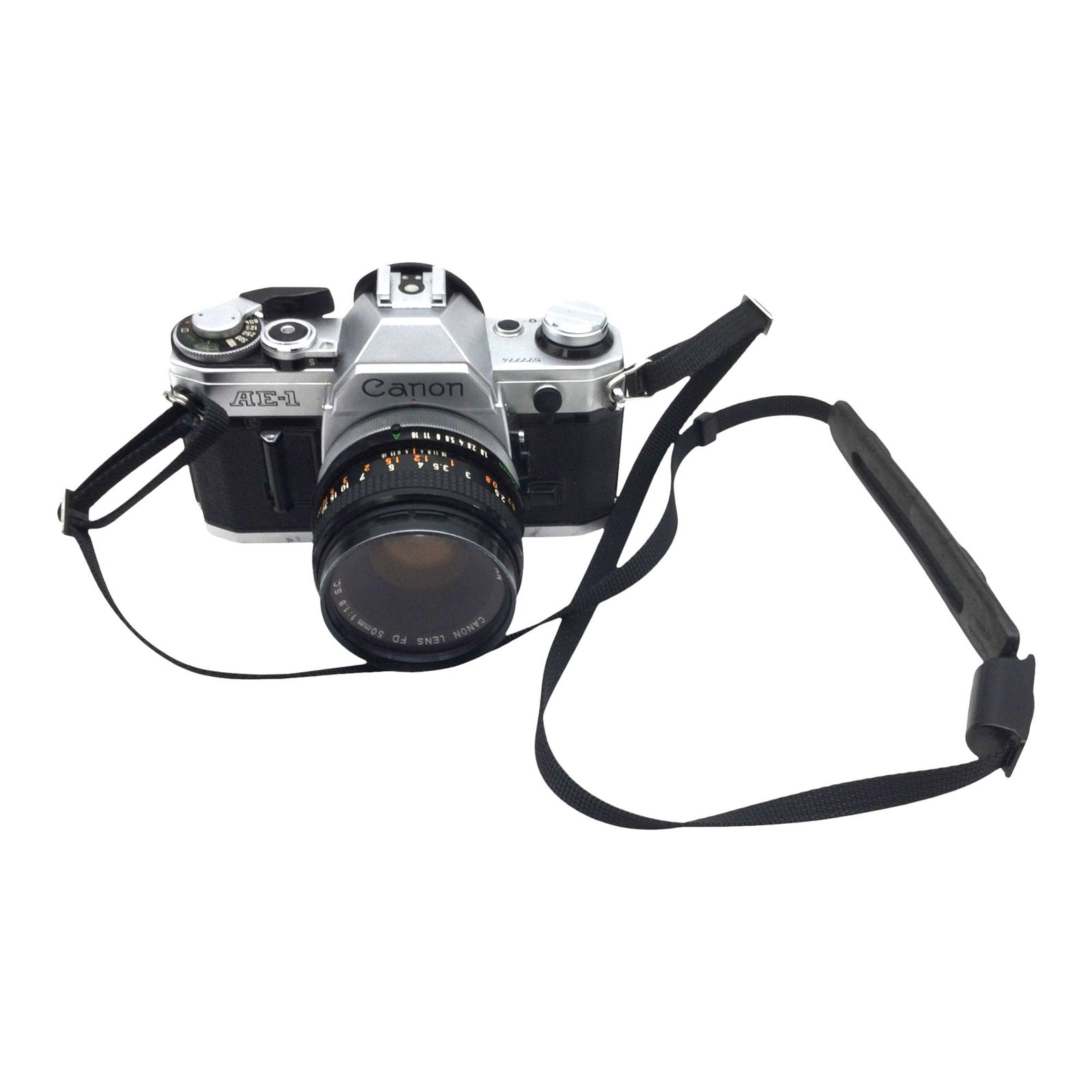 Canon AE-1 with 50mm 1:1.8 Canon FD Lens