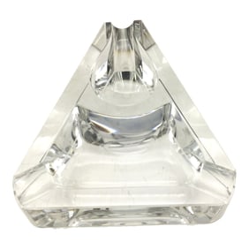 Czech Crystal Pipe Holder Ashtray