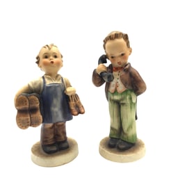 Pair Goebel Boy Figurines