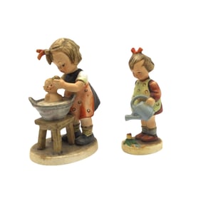 Pair Goebel Girl Figurines