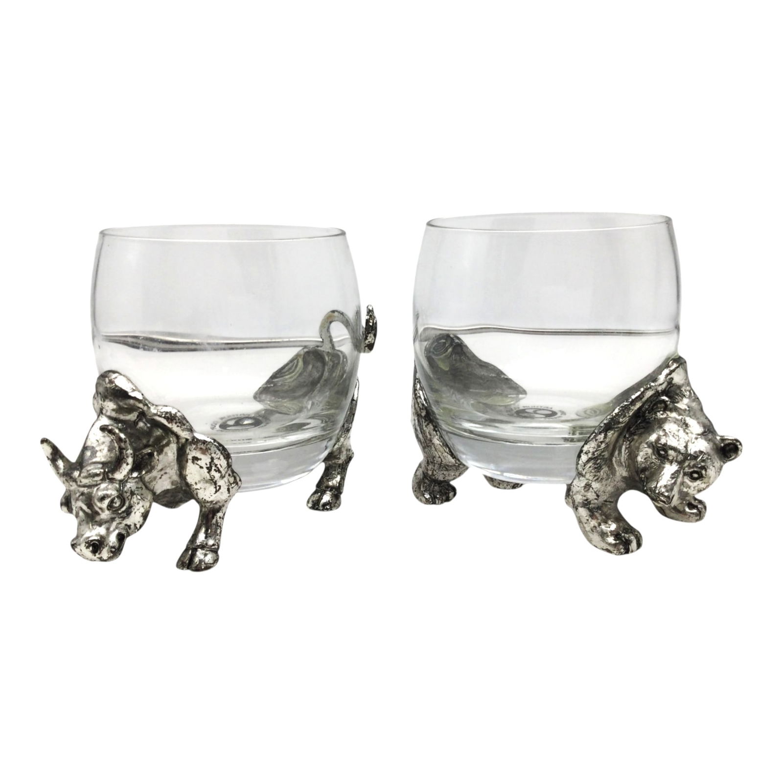 Pair Arthur Court Animal Figural Glasses (1 of 8)