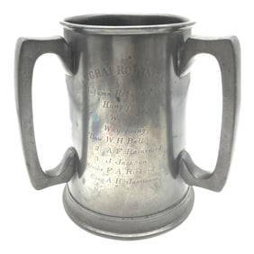 Pewter Shanghai Rowing Club Trophy 1898