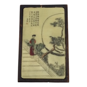 Chinese Bone Plaque