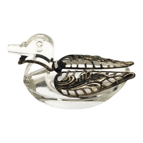 Salt Cellar Marked 835  Silver Wings