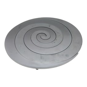 Pair French Steel Interlocking Spiral Trivets