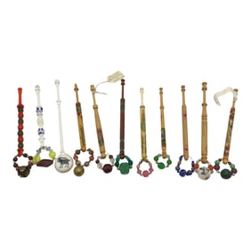 Lot of 11 Lace Bobbins
