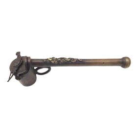 Japanese Portable Bronze Inkwell
