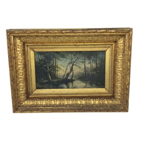 Mystery Artist Oil on Canvas Scenescape
