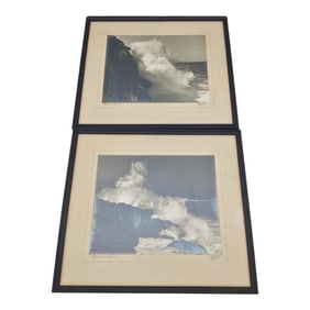 Pair Willis Humphreys Ballard (Maine, US 1906-1980) Signed Photographs