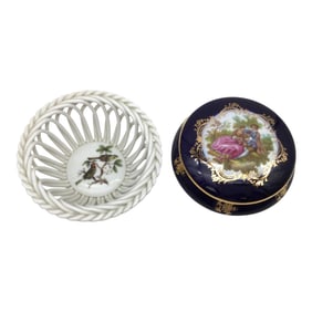 Porcelain Limoge and Herend Lot