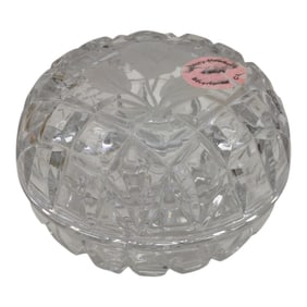 Audrey Meadows (1922 – 1996) Estate Cut and Etched Glass Candy Dish