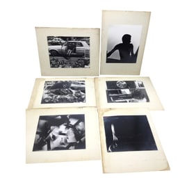 Lot of 6 Signed R. Grossfeld Photographs Late 1960's