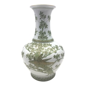 Hand Painted Japanese Porcelain Vase