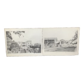 Lot of 2 Pencil Signed  and Numbered Lithographs