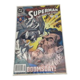 Signed by Jon Bogdanove and Dennis Janke Superman: The Man of Steel #19 First Printing