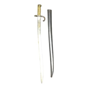 French Chassepot Sword Bayonet St. Etienne Armory 1874