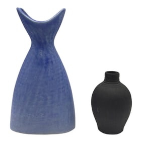 Pair Jonathan Adler and Dagnaes Pottery (Denmark) Vases