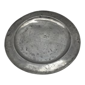 1700's English Export Pewter Tray by Fasson