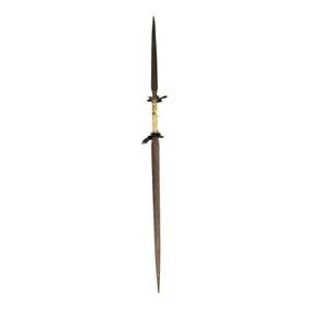 Wood Double Sided Spear