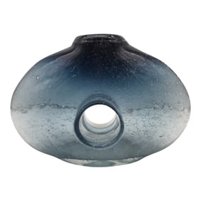 Hand Blown Studio Art Glass Vase