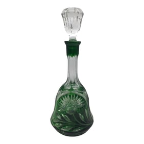 Cut to Clear Glass Decanter