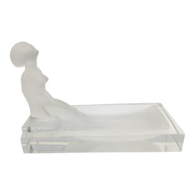 Densa Bohemian Lady in Bath Glass Figurine