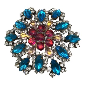Bijoux MG Rhinestone Brooch